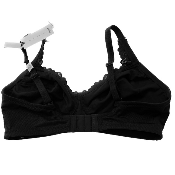 Change Bra Florence Wireless Full Cup Black Lace Lingerie Sexy Size 36 E New Tag - Picture 4 of 6
